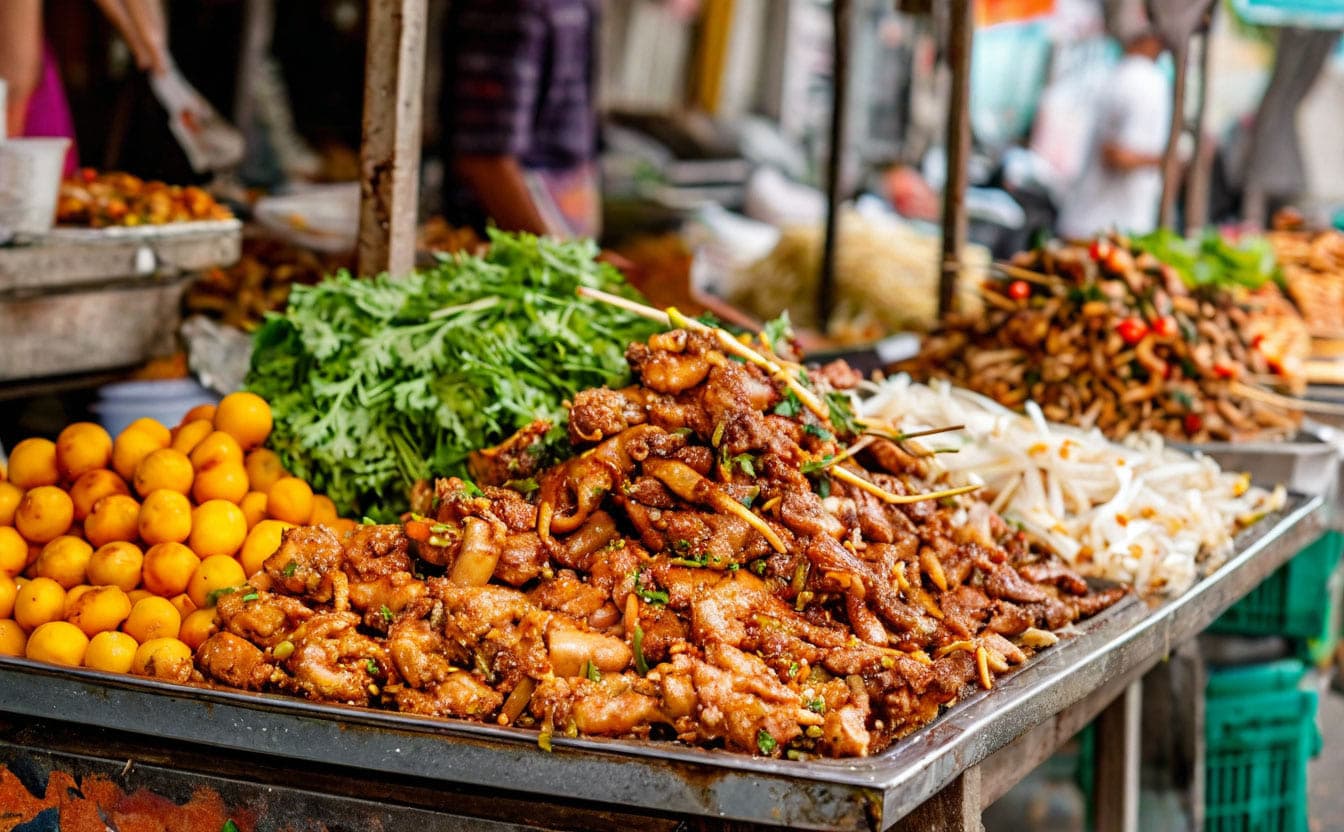 สามารถซื้ออาหารจากผู้ค้าข้างถนนในประเทศไทยได้หรือไม่?